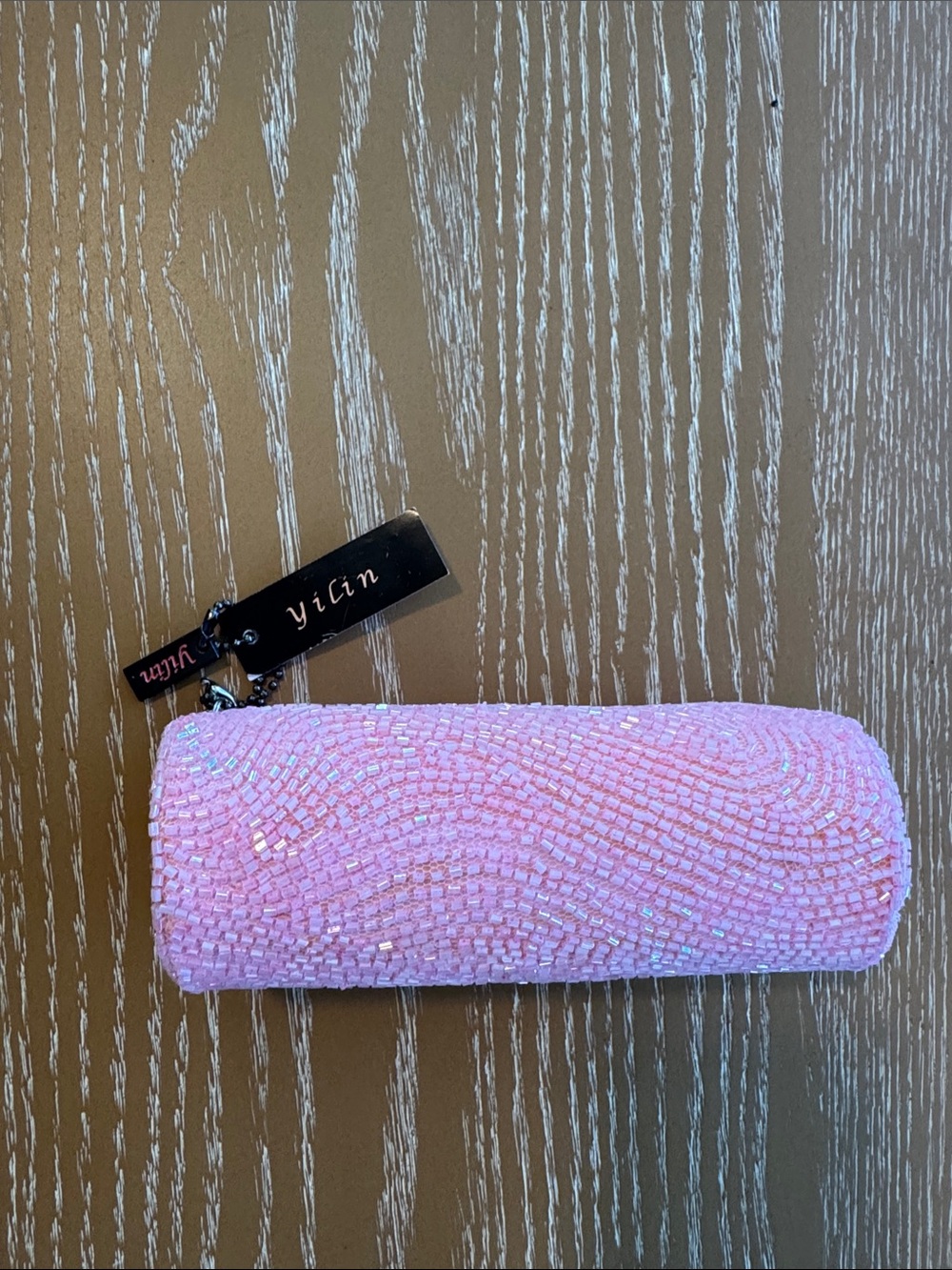 Yilin- Pink Beaded Evening Bag NWT